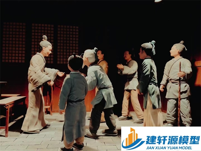 仪征喻侃压粮饷军场景