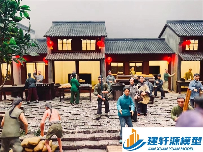 仪征香市微缩模型
