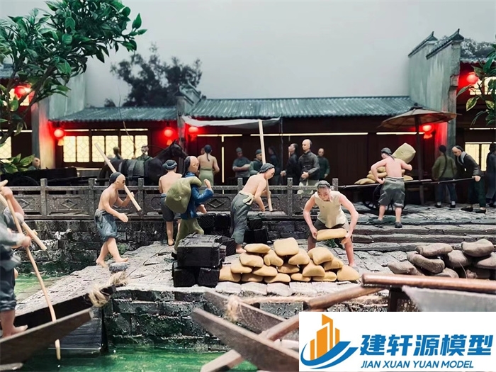 仪征博物馆江南水乡模型