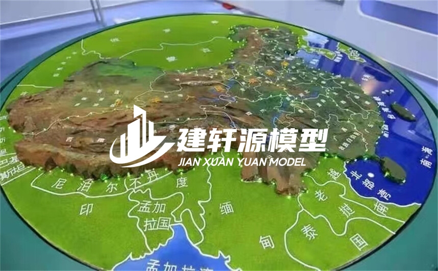 仪征地形模型制作